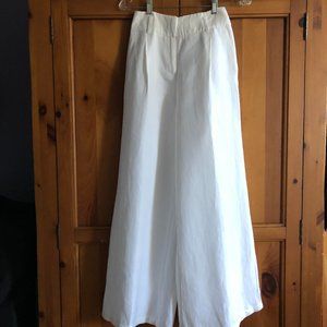 New York & Company wide white pants